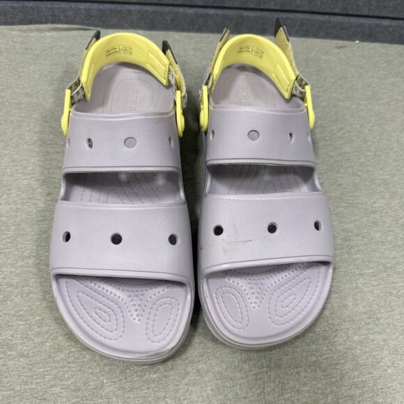 Crocs Classic All-Terrain Sandal Men's Size 11 207711-1FH Gray Neon Outdoors - Picture 2 of 7